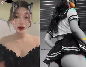 Phim sex VLXX - Hà Thoa lộ clip mặc quần lọt khe đụ